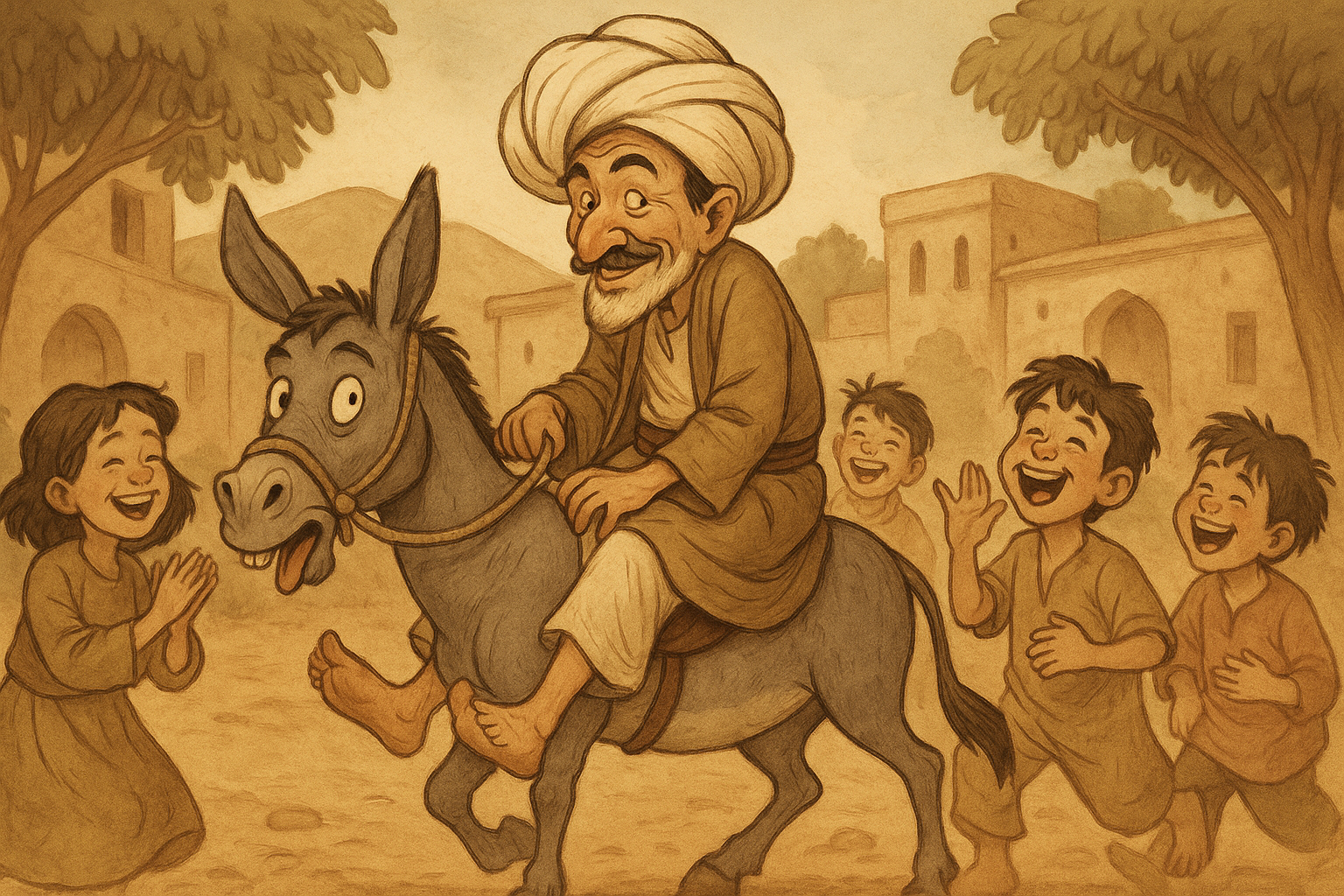 قصة جحا والحمار